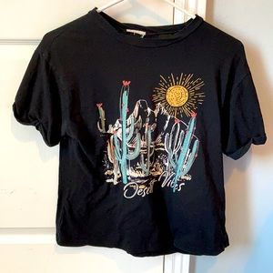 Black Desert Vibes Top  Size M.